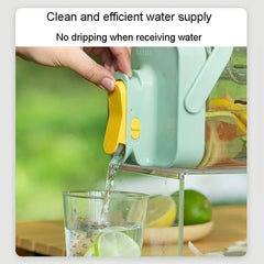 Large Capacity 3.5L Cold Water Kettle Home Use Beverage Dispenser Jug Mug - Green