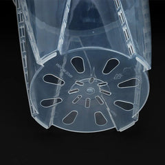 10xClear Plastic Orchid Pots with Holes for Phalaenopsis Root Aeration