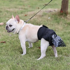 Dog Pet Portable Poop Collection Pants Outing Physiological Pants with Poop Bag - L