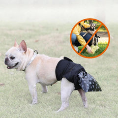 Dog Pet Portable Poop Collection Pants Outing Physiological Pants with Poop Bag - L