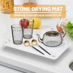 Diatom Mud Water Draining Pad Kitchen Faucet Washbasin Water Absorbing Mat