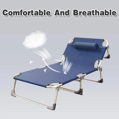 Multifunctional Recliner Folding Bed Lounge Chair for Lunch Break Relaxation