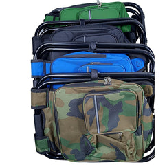 Portable Outdoor Folding Chair Oxford Small Stool for Fishing Camping Hiking - Green
