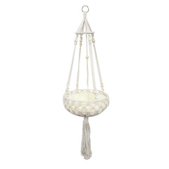 Macrame Cat Hammock Boho Style Kitty Hanging Swing Bed Pet Sleeping Bed Cat