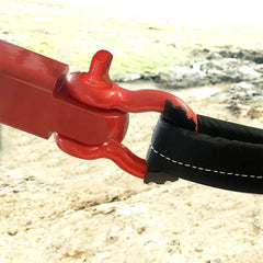 Red Trailer Arm Off Road Rescue Tow Hook Heavy Duty Steel for SUV Road Vehicle