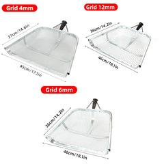 Stainless Steel Soil Sifter Drain Shovel Gardening Mesh Screen Filter Durable - 40MM