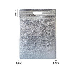 100Pcs Aluminum Foil Insulated Food Storage Bags for Thermal Cooling - 30*40CM-100PCS