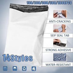 Poly Mailer Bags Mailing Satchel Plastic Courier Self Sealing Packing - 45*60cm *100 PCS