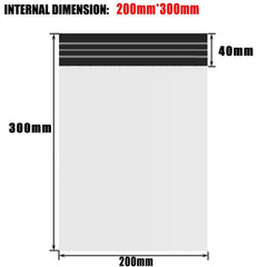 Poly Mailer Bags Mailing Satchel Plastic Courier Self Sealing Packing - 45*60cm *100 PCS