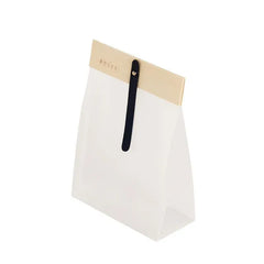 50pcs Transparent Snack Bags Biscuit Candy Bags Resealable Food Packaging - Blue