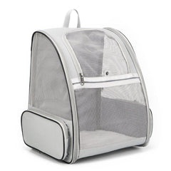 Large Foldable Breathable Portable Cat Dog Bag Outdoor Shoulder Pet Backpack - Blue