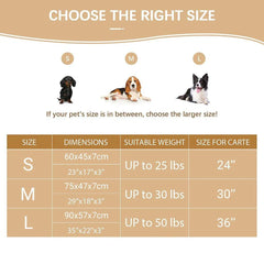 Removable Washable Waterproof Pet Mattress Anti-Bite Cushion Sleeping Dog Mat - 90x57x7cm