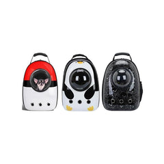 Cat Dog Backpack Carrier Breathable Pet Carrier Bag for Outdoor Travel - Penguin