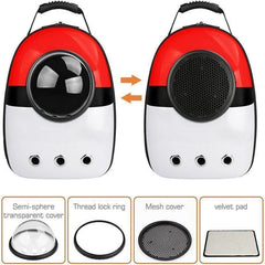 Cat Dog Backpack Carrier Breathable Pet Carrier Bag for Outdoor Travel - Penguin
