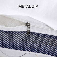 1/2PCS Hotel Style Polyester Fibre Pillow Washable High Rebound Support - 800g-2pcs