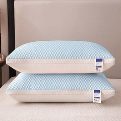 2pcs Breathable Pillow Set for Summer Comfort Soft for Home Use Sleeping Support
