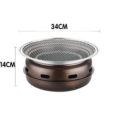 Multifunctional Charcoal Barbecue Grill Household Korean BBQ Grill Port