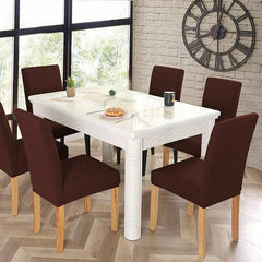 6X Stretch Chair Cover Seat Covers Spandex Washable Banquet Wedding Party Decora - Beige