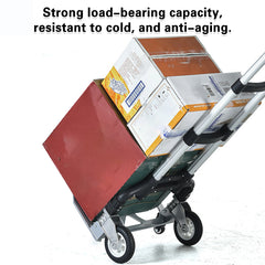 Folding Hand Trolley Cart Heavy Duty Utility Truck Portable Pull Wagon Trailer