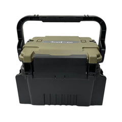 Multifunctional Fishing Tackle Box Portable Gear Storage Case Organizer Tool Box - Green