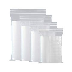 100X Bulk Clear Resealable PE Plastic Zip Bags - 35*45cm 100PCS