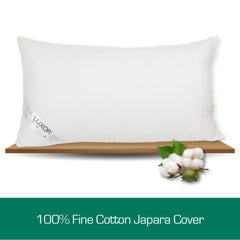 Luxor Australian Made Hotel King Size Pillow with 4cm Wall Four Pack
