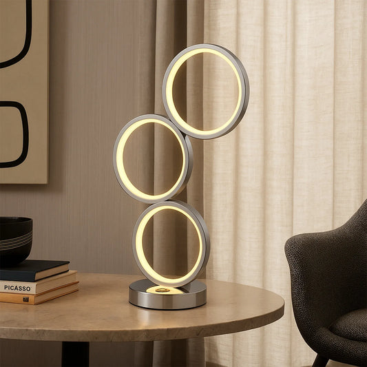 Iva LED Touch Table Lamp - Chrome