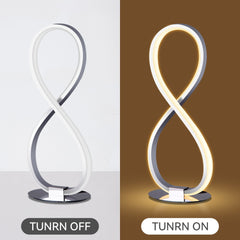 Infinite LED Table Lamp - Chrome