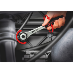 Wurth Zebra Reversible Ratchet 1/2 Inch with 360° Rotating Twist Handle