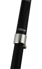 2x Telescopic Adjustable Hiking Pole Folding Walking Stick Adjustable Trekking 105cm - 125cm