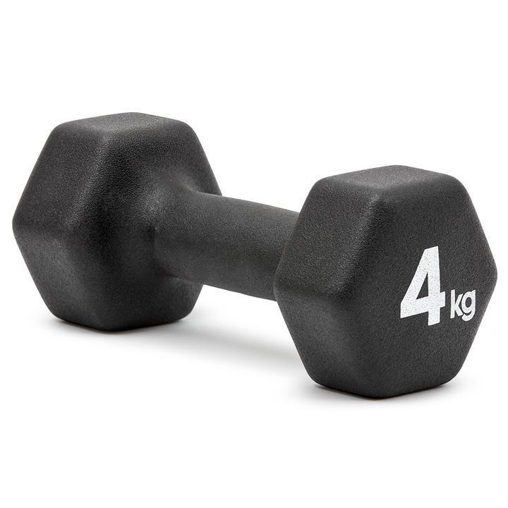 2pc Adidas Hex Dumbbells Gym Training Fitness Weight Lifting Sport Workout - 4kg