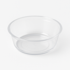 288x Premium Plastic Round Dessert Cups BPA Free Extra Strong Bulk - Clear