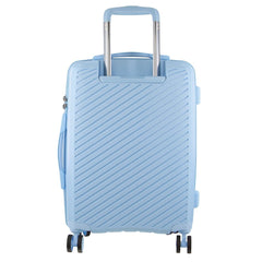 Pierre Cardin Inspired Milleni Luggage Bag Large in Blue + Milleni Waist Bag (2 Items)