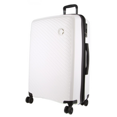 Pierre Cardin x Milleni 3-Piece Hardshell Super Light Luggage Bags Travel Suitcase - Burgundy/White