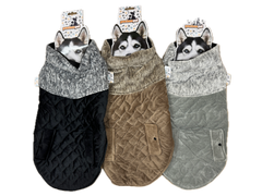 60cm Quilted Dog Jacket Coat Warm Winter Pet Clothes Vest Padded Windbreaker
