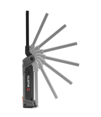Wurth Cordless LED Handheld Work Lamp ERGOPOWER BEND+ – 700 Lumen, Folding Head, USB Rechargeable