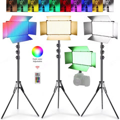 HridZ u600rgb RGB LED Video Light – Dimmable Bi-Color, Adjustable RGB, Remote-Controlled Studio Light for Photography, YouTube, Vlogging, and Video Recording