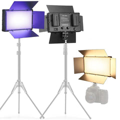 HridZ u600rgb RGB LED Video Light – Dimmable Bi-Color, Adjustable RGB, Remote-Controlled Studio Light for Photography, YouTube, Vlogging, and Video Recording