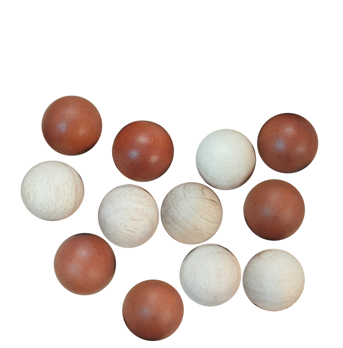 Two tone balls set of 12