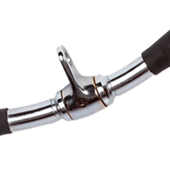 Randy & Travis Rubber-Coated Revolving Curl Row Bar Attachment for Gyms