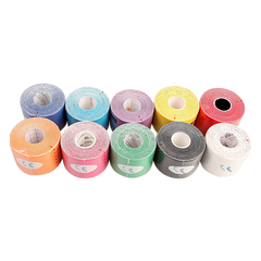 10 Rolls Muscle & Injury Kinesiology Sports Tape 5m x 5cm – Waterproof Support
