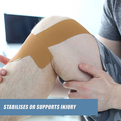 Premium Rigid Sports Strapping Tape - 3 Rolls of 38mm X 13.7M