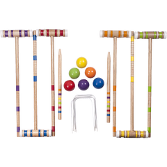Croquet Set For Up To 6 Players Complete Outdoor Lawn Game Set For Family Gatherings And Events