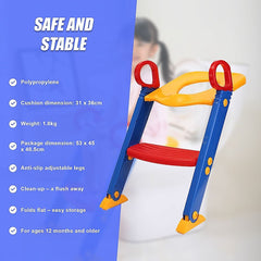 Kids Toilet Ladder Baby Toddler Training Toilet Step Potty Seat Non Slip Trainer
