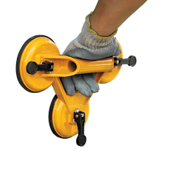 2x 150kg Load Aluminum Triple Suction Cup Pad Glazer Glass Sucker Remover Lifter