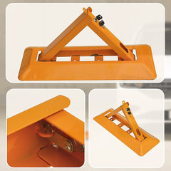 Fold Down Vehicle Security Car Parking Spot Lock Safety Bollard Barrier