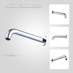 220mm Bath Spout in Polished Chrome Finish