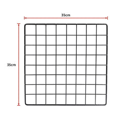 12 Cube Wire Grid Organiser Bookcase Storage Cabinet Wardrobe Closet Black