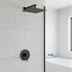 Shower Bath Mixer Tap Bathroom Electroplated Matte Black