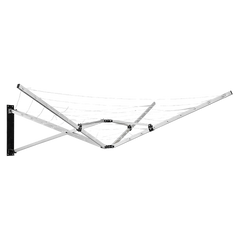 26m 5 Arm Wall Hang Mountable Clothes Airer Dryer Washing Line Bathroom Kitchen
